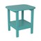 Flash Furniture Blue 2 Tier Adirondack Style Patio Side Table LE-HMP-1035-1517H-BL-GG - alternate 8